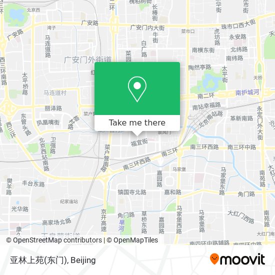 亚林上苑(东门) map