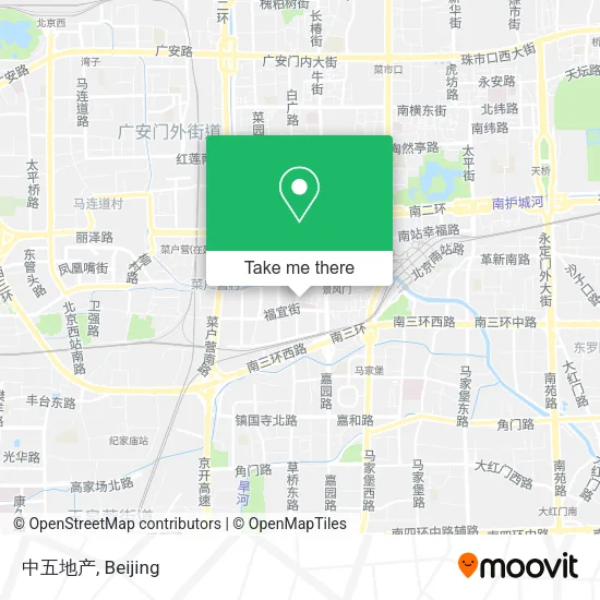 中五地产 map