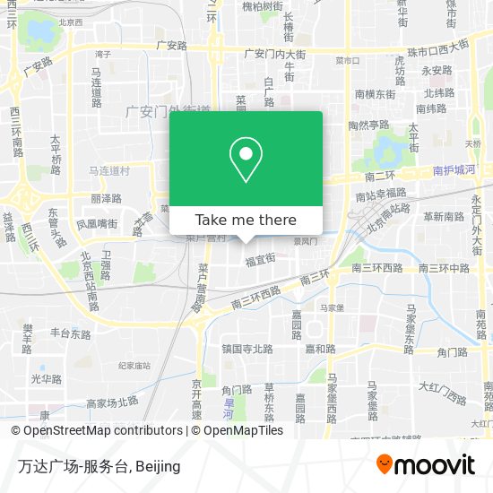 万达广场-服务台 map
