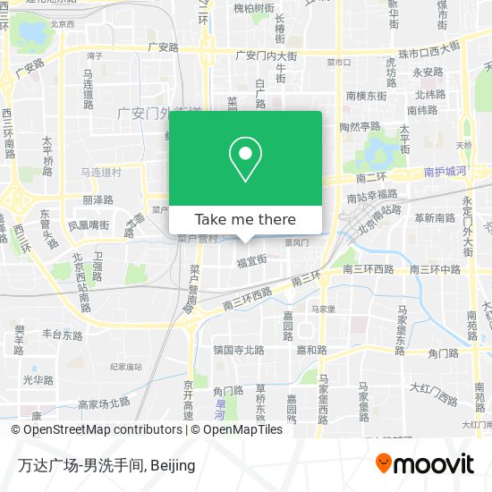 万达广场-男洗手间 map