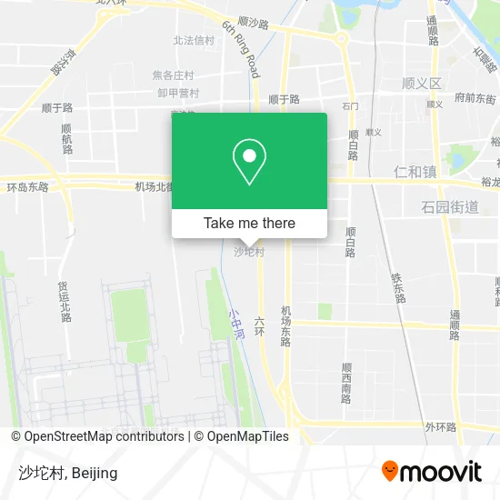 沙坨村 map