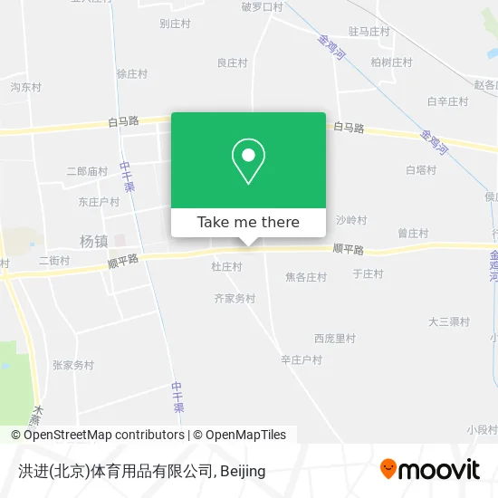 洪进(北京)体育用品有限公司 map