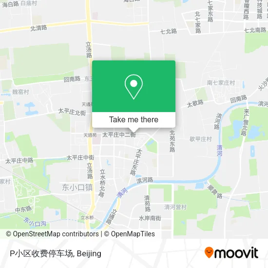 P小区收费停车场 map