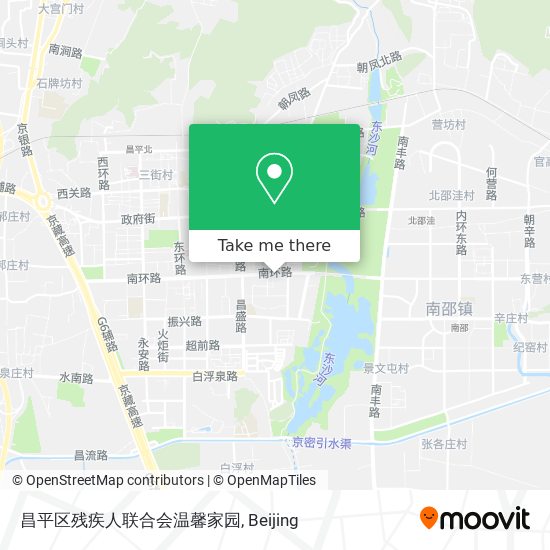 昌平区残疾人联合会温馨家园 map