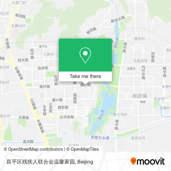 昌平区残疾人联合会温馨家园 map
