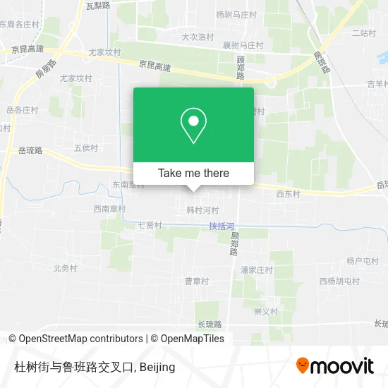 杜树街与鲁班路交叉口 map