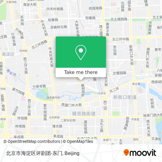 北京市海淀区评剧团-东门 map