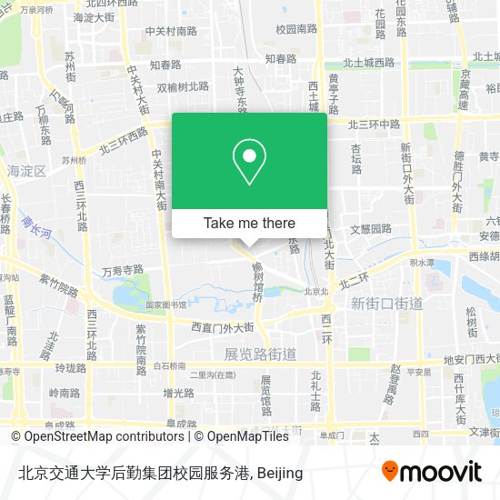 北京交通大学后勤集团校园服务港 map