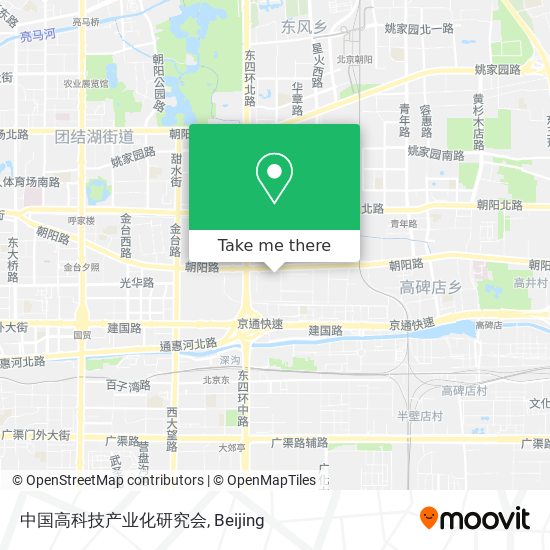 中国高科技产业化研究会 map