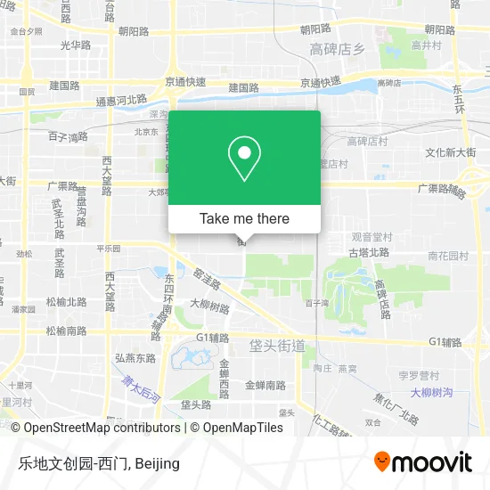 乐地文创园-西门 map