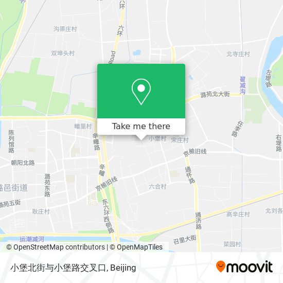 小堡北街与小堡路交叉口 map