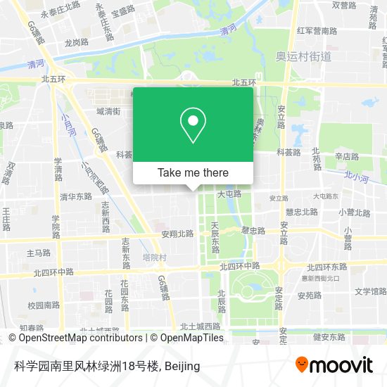 科学园南里风林绿洲18号楼 map