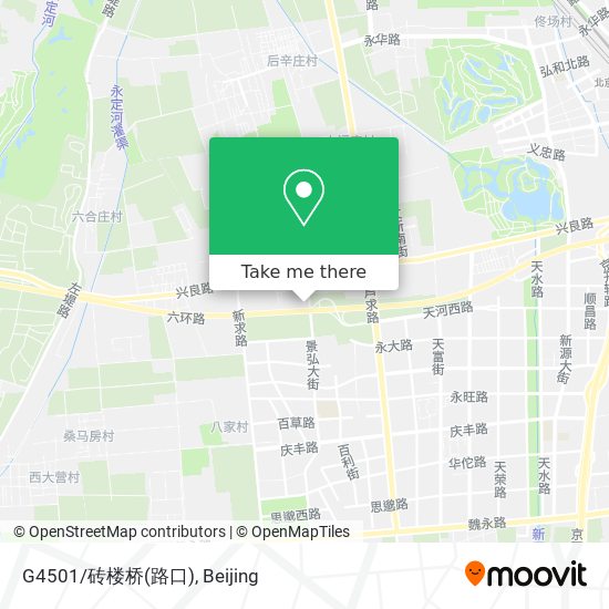 G4501/砖楼桥(路口) map