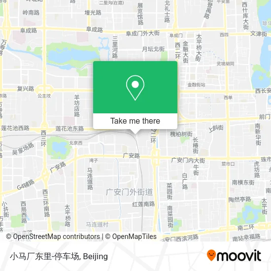 小马厂东里-停车场 map