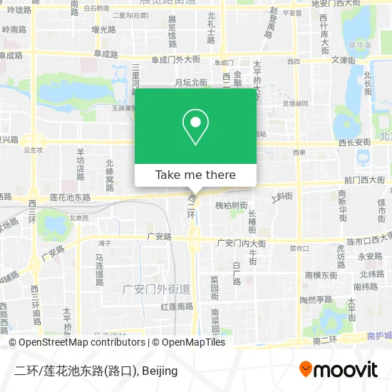二环/莲花池东路(路口) map