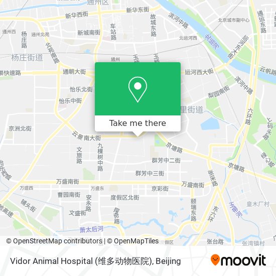 How To Get To Vidor Animal Hospital 维多动物医院 In 梨园地区by Bus Or Metro