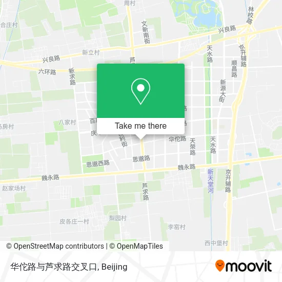 华佗路与芦求路交叉口 map