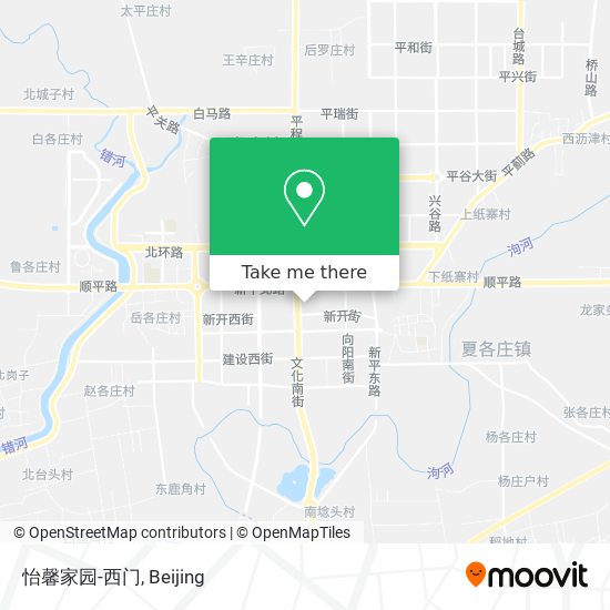 怡馨家园-西门 map