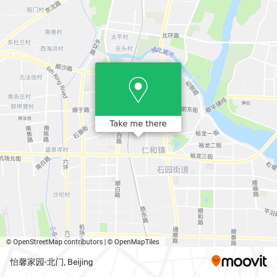 怡馨家园-北门 map