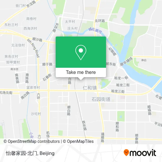怡馨家园-北门 map