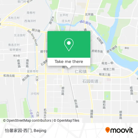 怡馨家园-西门 map