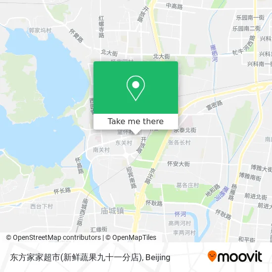 东方家家超市(新鲜蔬果九十一分店) map