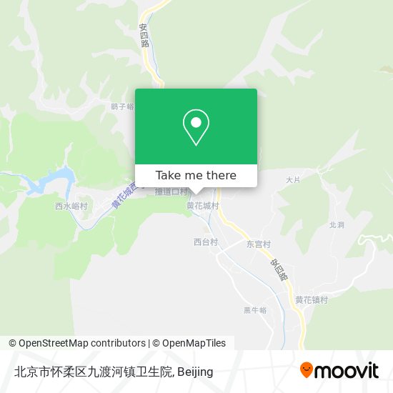 北京市怀柔区九渡河镇卫生院 map