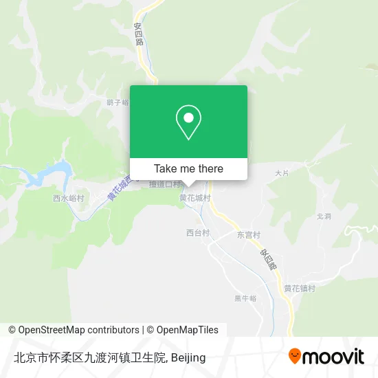 北京市怀柔区九渡河镇卫生院 map