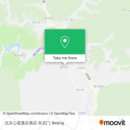北京心道溪台酒店-东北门 map
