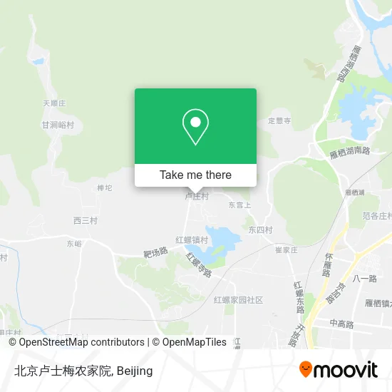 北京卢士梅农家院 map