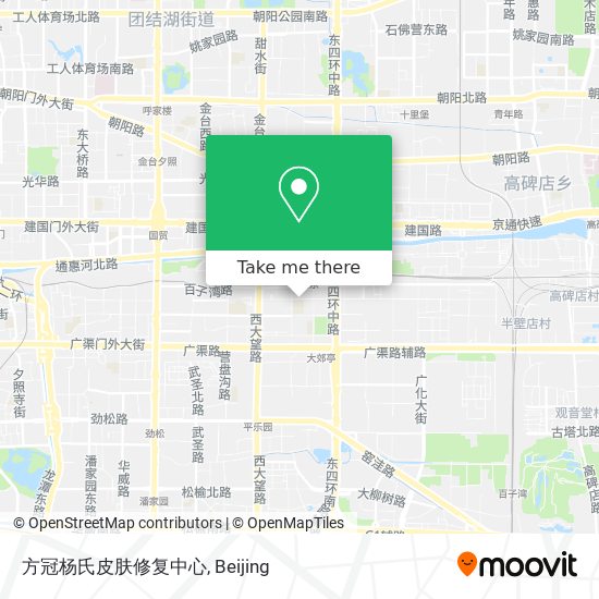 方冠杨氏皮肤修复中心 map