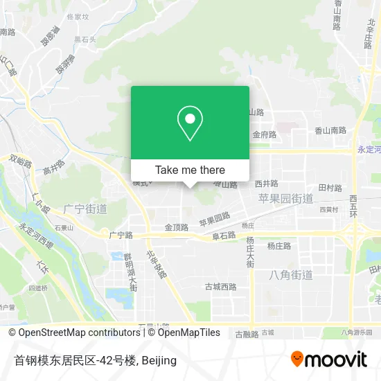 首钢模东居民区-42号楼 map