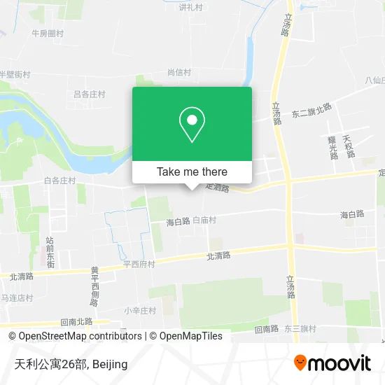 天利公寓26部 map