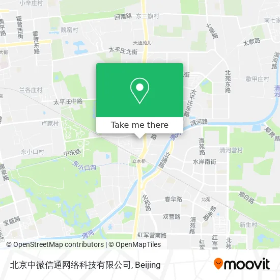 北京中微信通网络科技有限公司 map