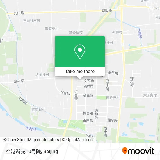 空港新苑10号院 map