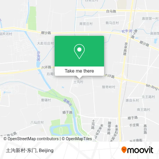 土沟新村-东门 map