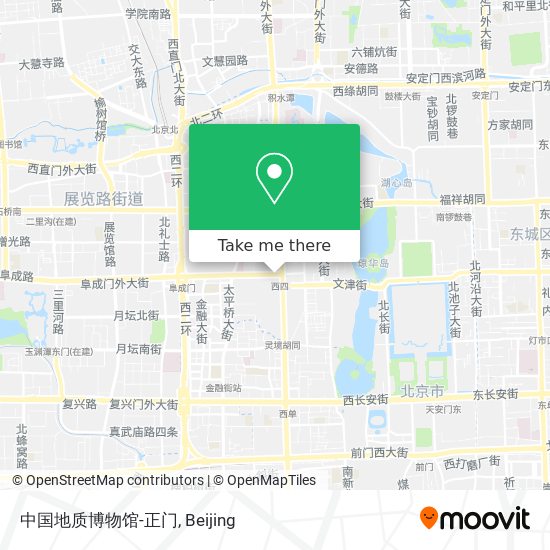 中国地质博物馆-正门 map