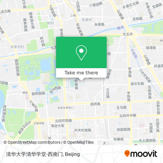 清华大学清华学堂-西南门 map