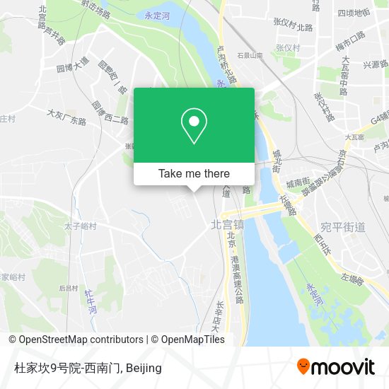杜家坎9号院-西南门 map