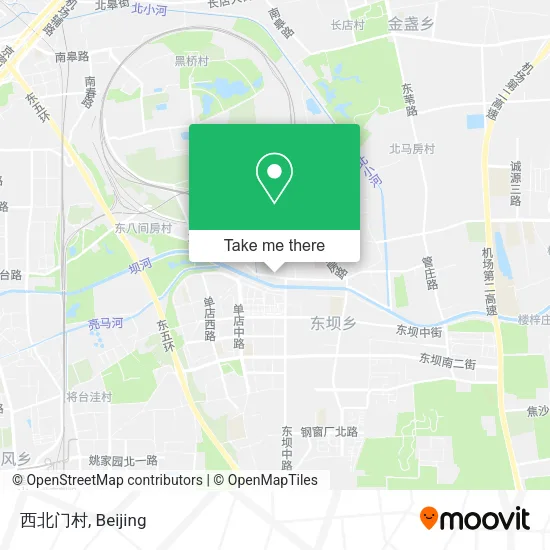 西北门村 map