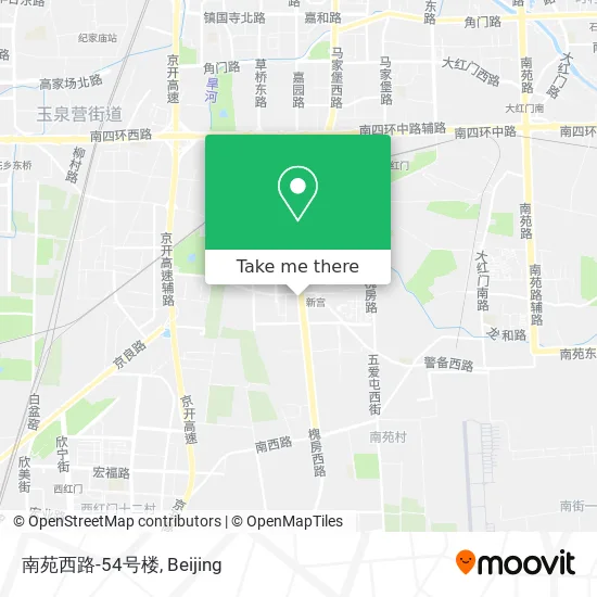 南苑西路-54号楼 map