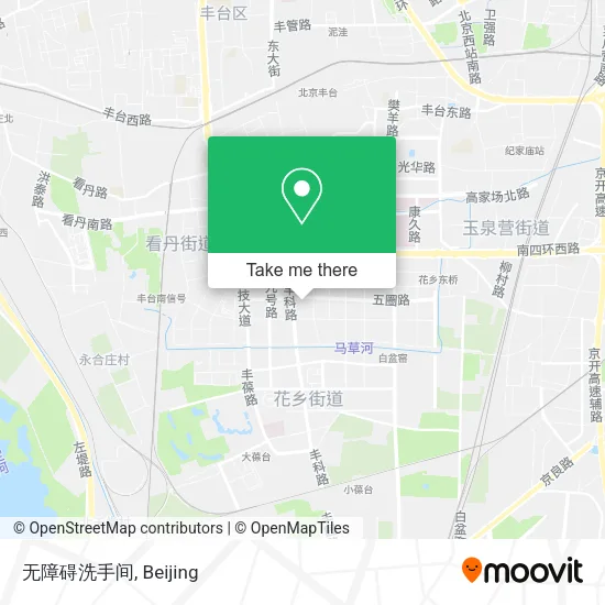 无障碍洗手间 map