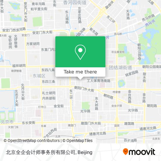 北京全企会计师事务所有限公司 map