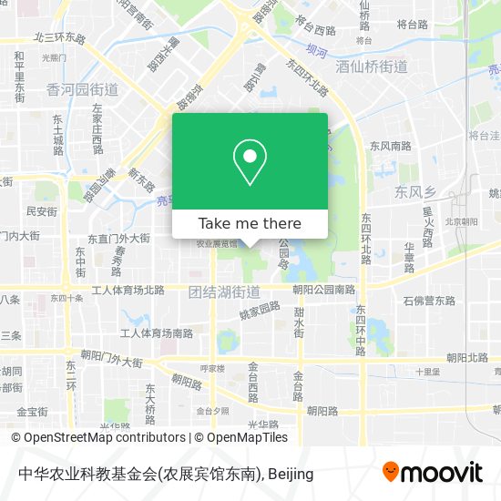 中华农业科教基金会(农展宾馆东南) map