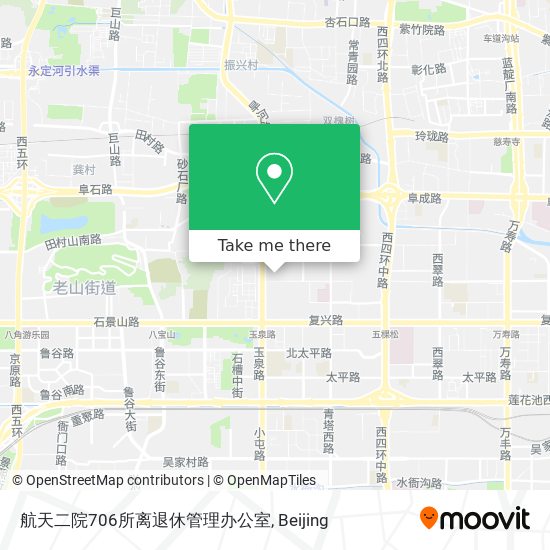 航天二院706所离退休管理办公室 map