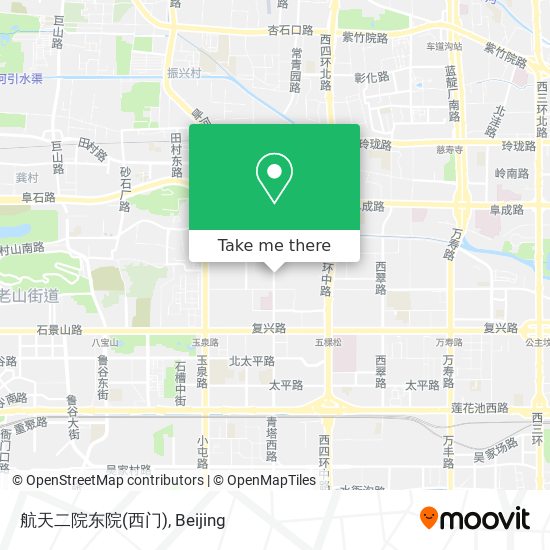 航天二院东院(西门) map