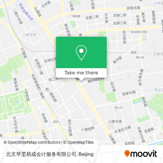 北京琴雯易成会计服务有限公司 map
