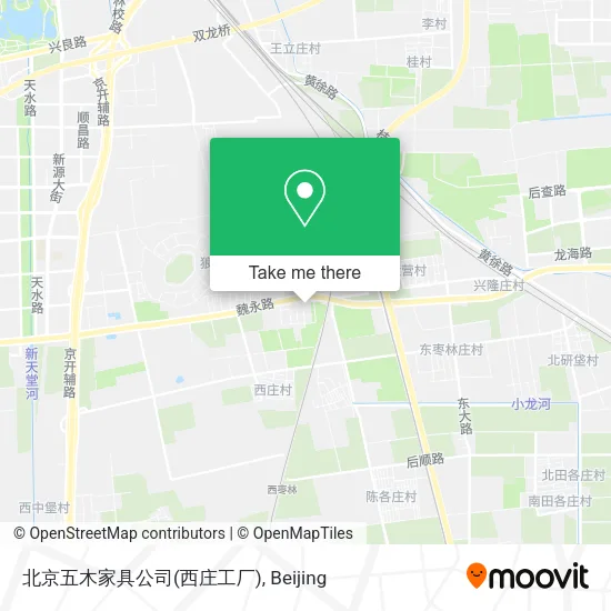 北京五木家具公司(西庄工厂) map