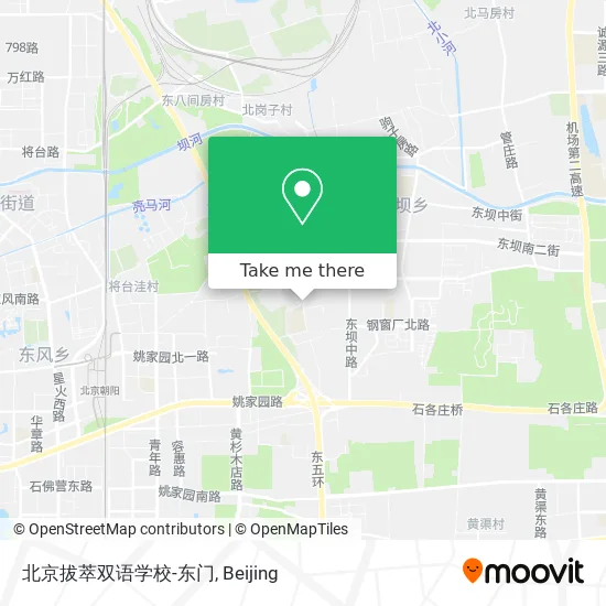 北京拔萃双语学校-东门 map