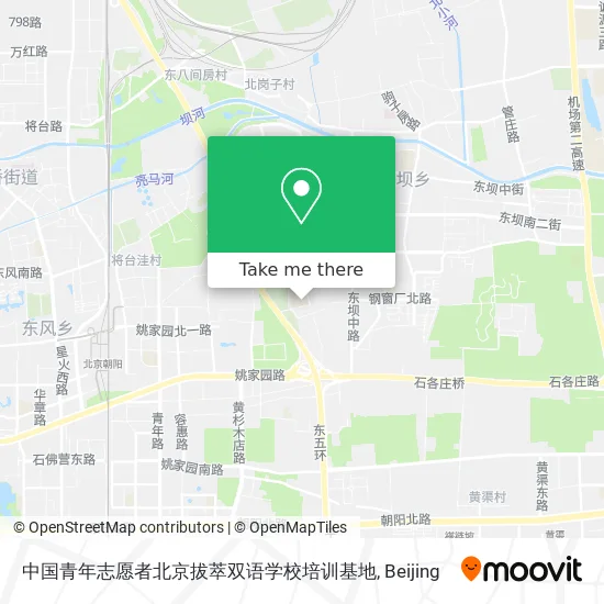 中国青年志愿者北京拔萃双语学校培训基地 map